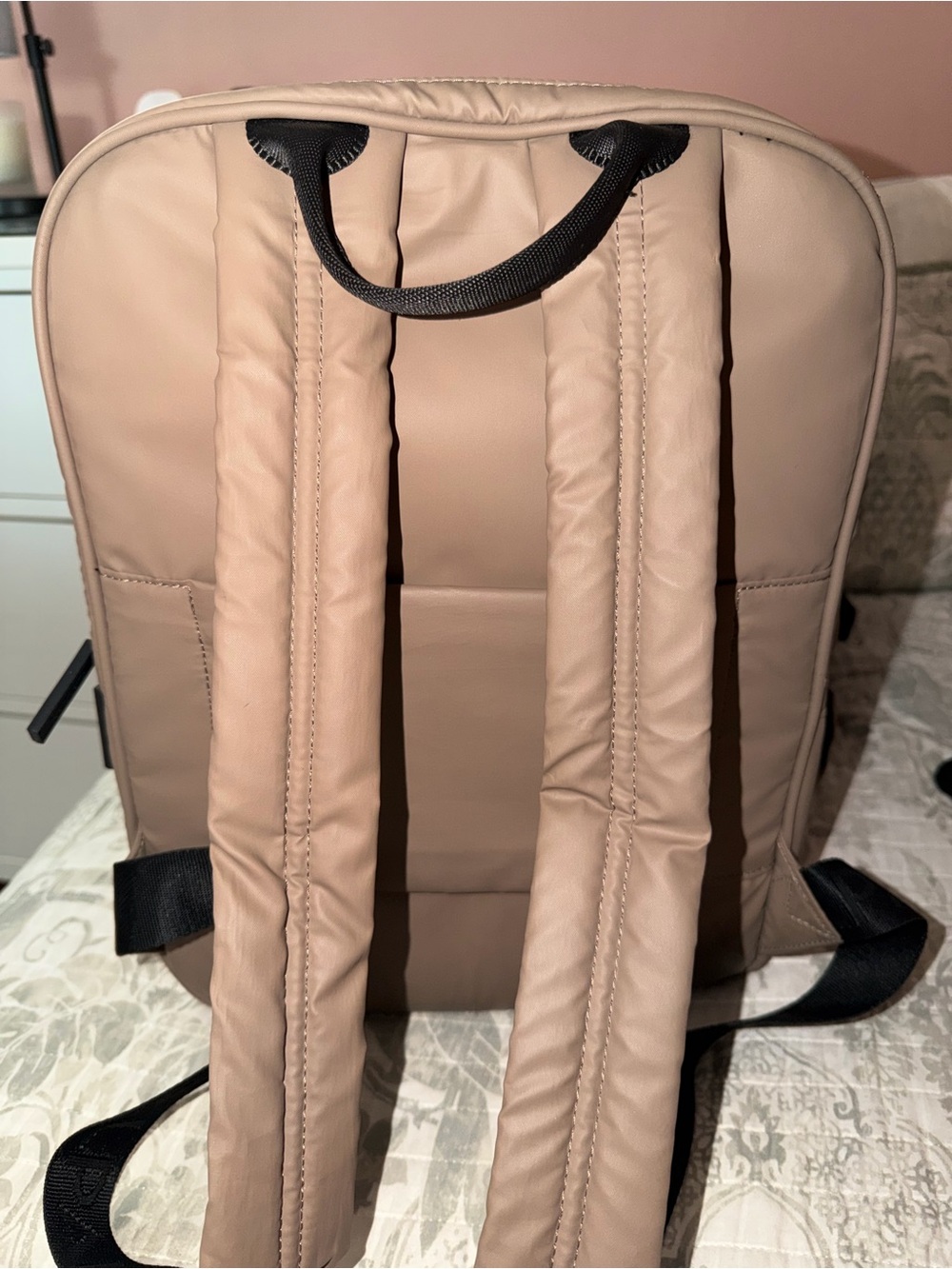 Calpak Backpack in Light Taupe - Picture 2 of 9